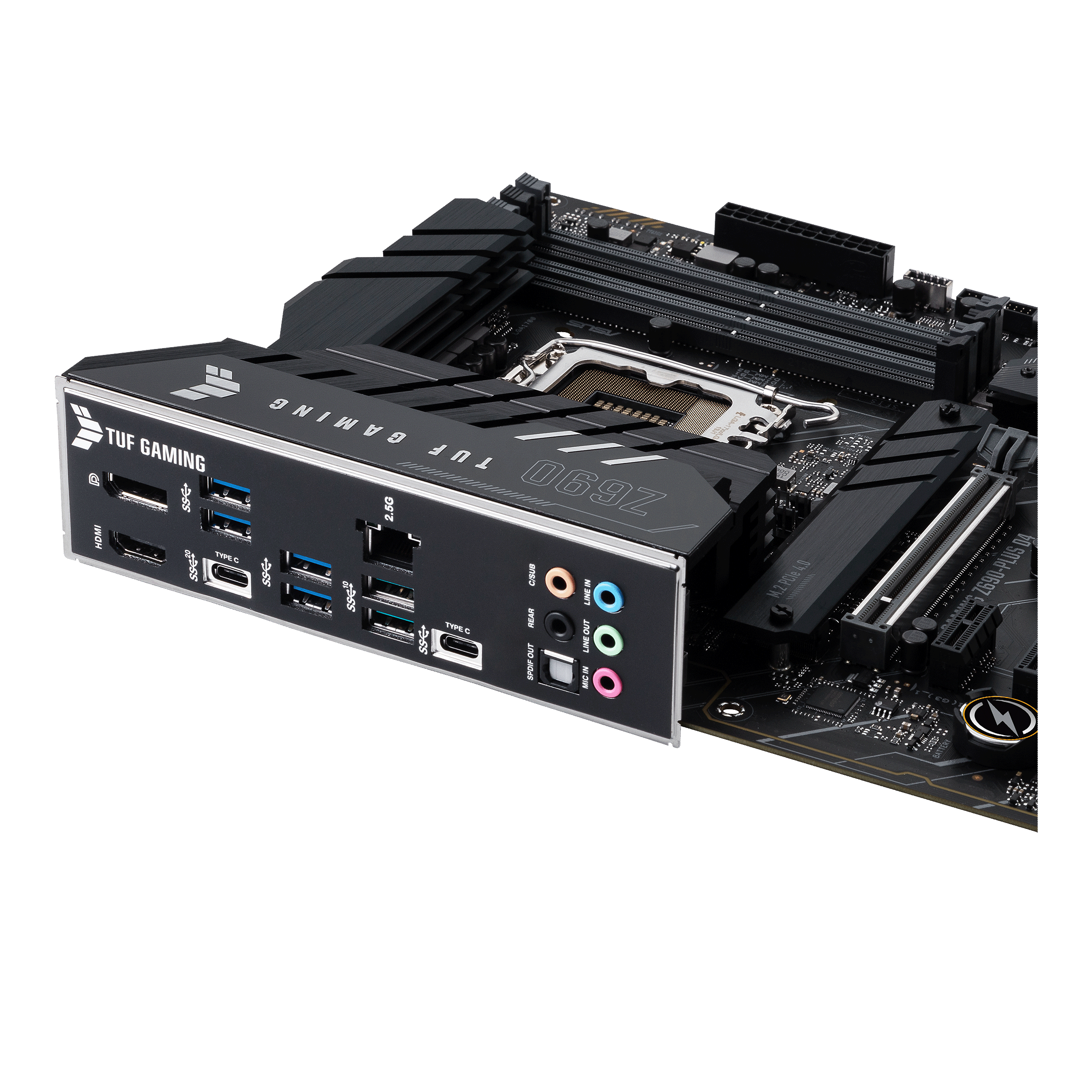 ASUS TUF GAMING Z690-PLUS D4 Mainboard Schwarz