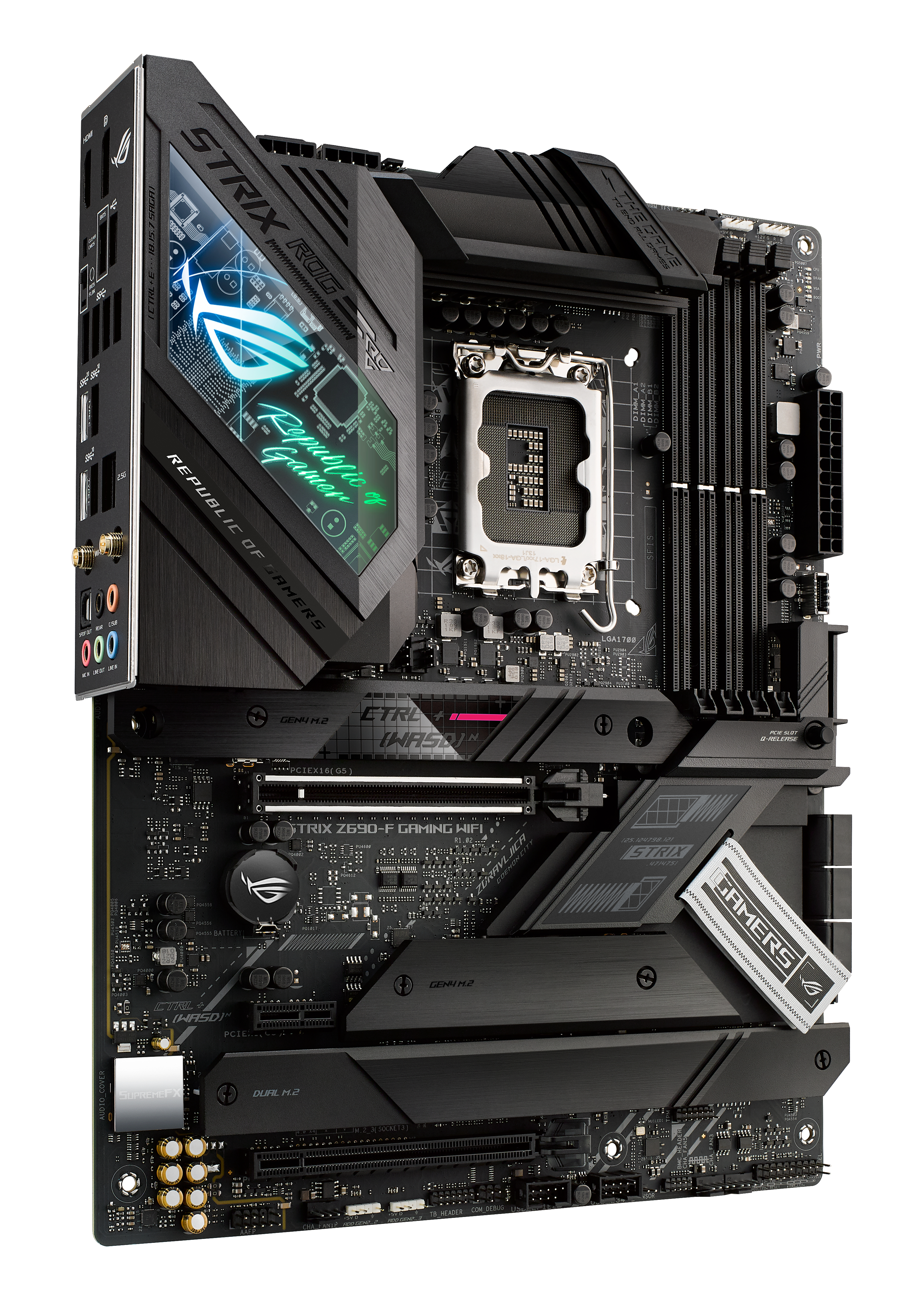 ASUS ROG STRIX Z690-F GAMING WIFI Mainboard Schwarz