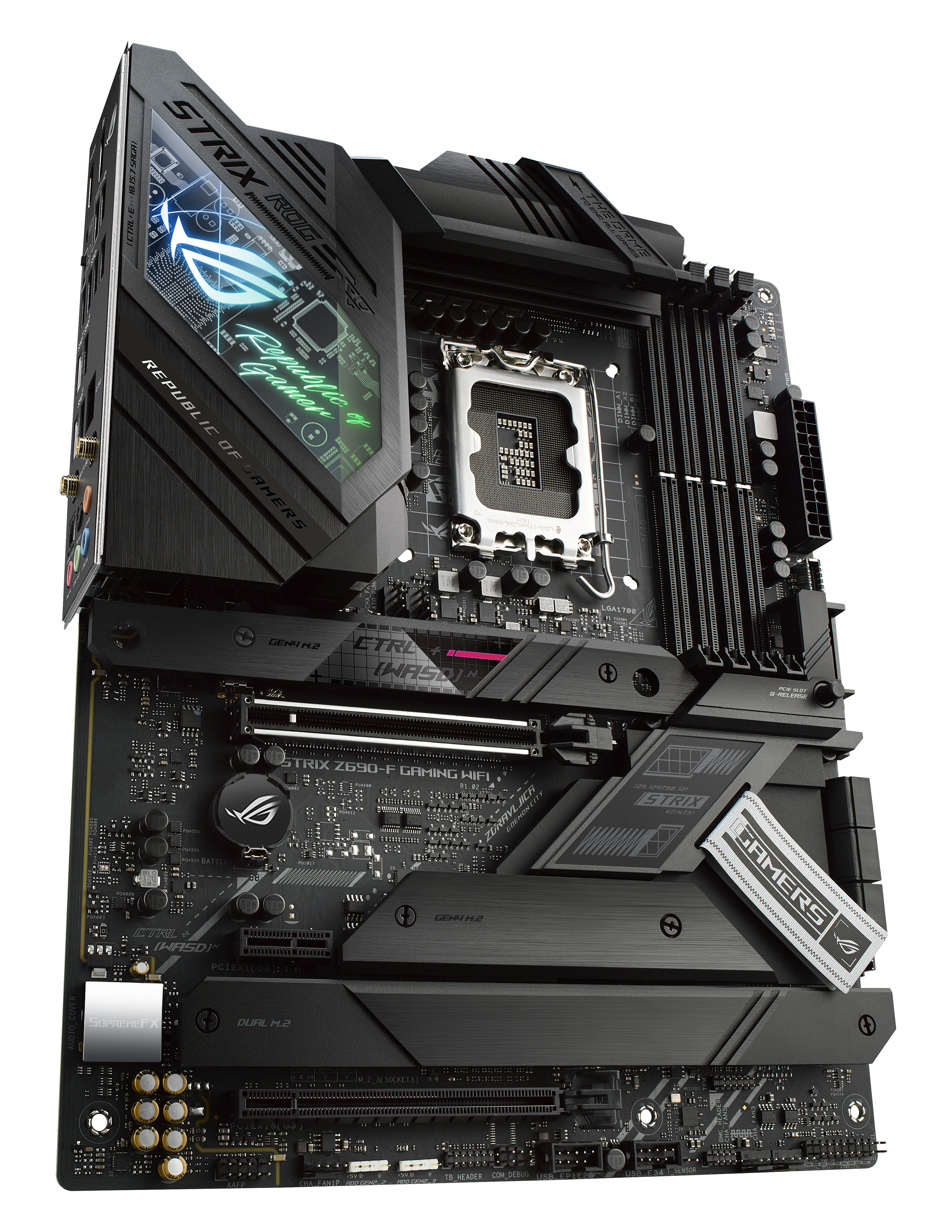 ASUS ROG STRIX Z690-F GAMING WIFI Mainboard Schwarz