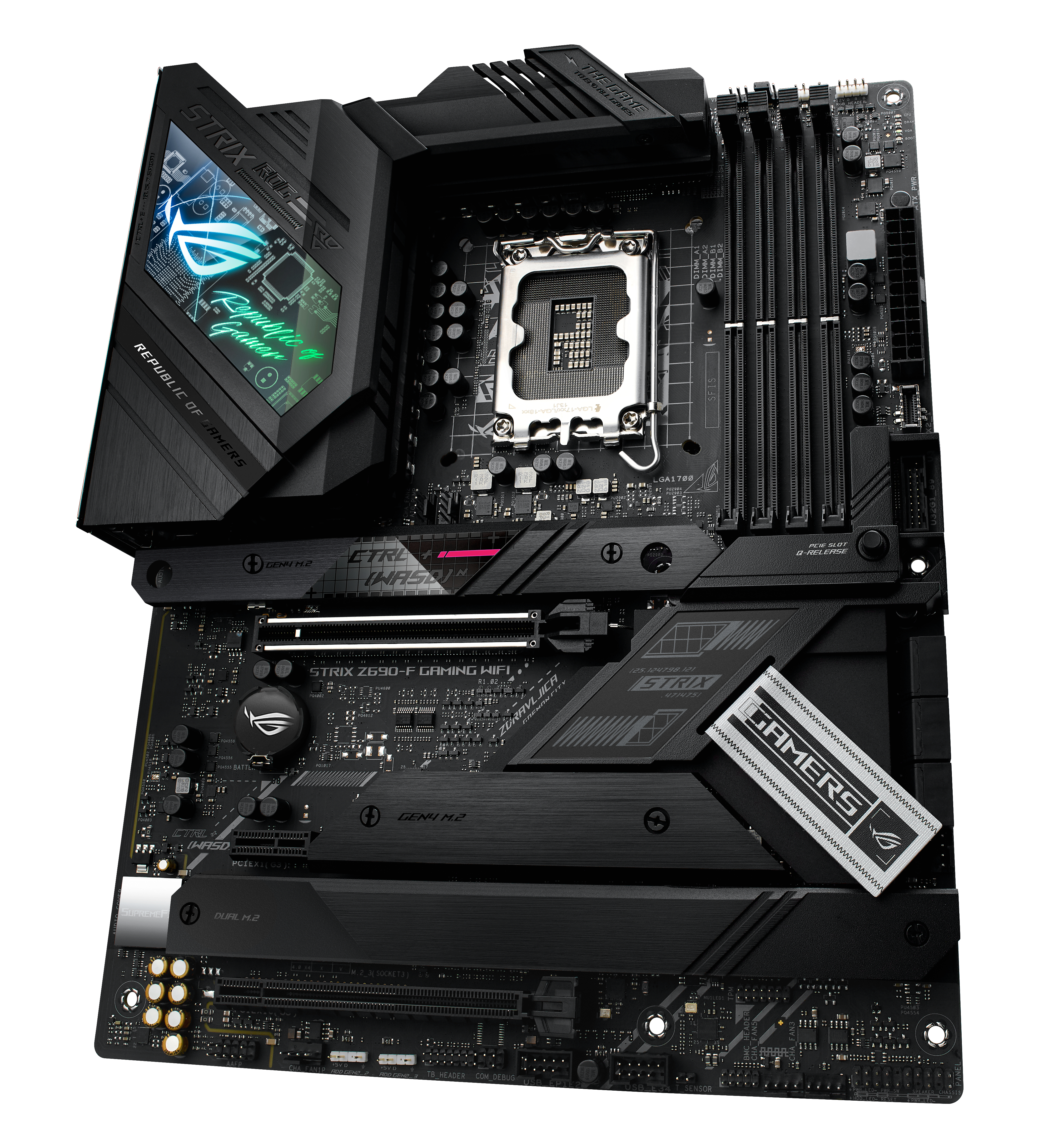 ASUS ROG STRIX Z690-F GAMING WIFI Mainboard Schwarz
