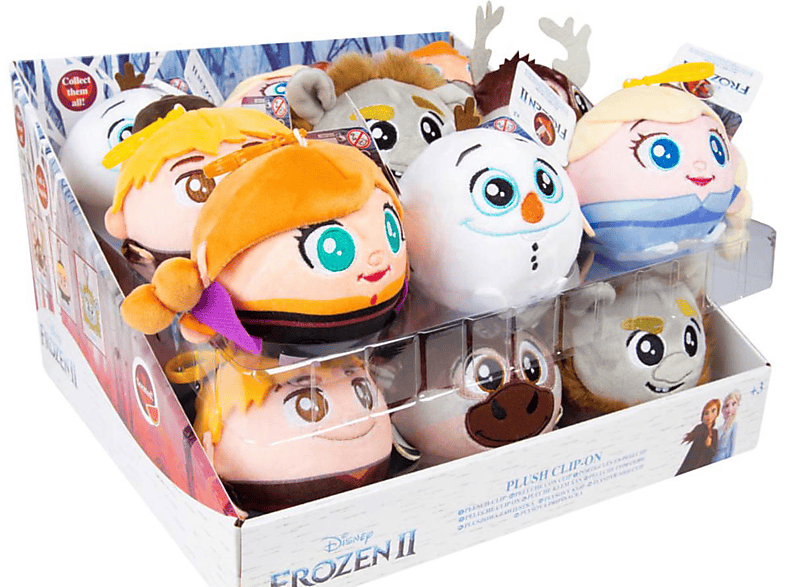 SAMBRO Frozen 2 Squeezy Palz 6.5 cm sortiert Schlüsselanhänger