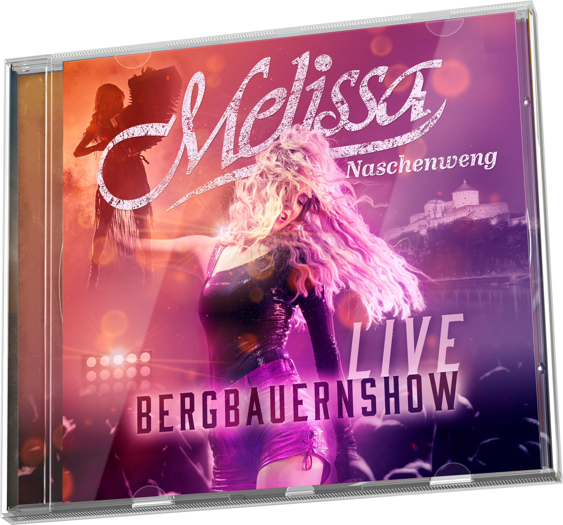 CD-Hülle mit einem Bild einer Frau mit langen Haaren und dem Namen Melissa.