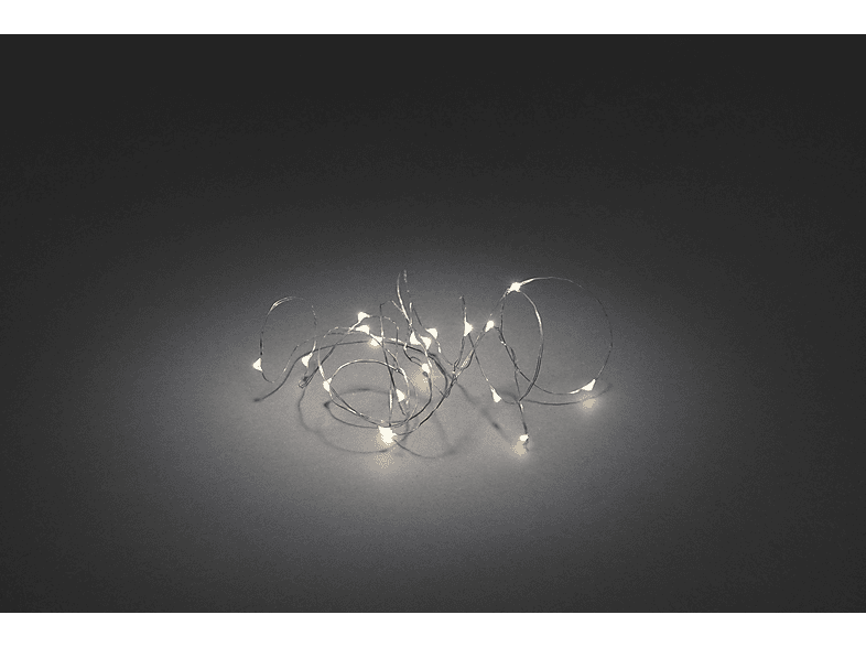 Thumbnail - KONSTSMIDE Micro LED Lichterkette Weihnachtsbeleuchtung, Silber, Warmweiß