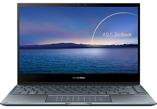 ASUS Convertible ZenBook Flip 13 OLED mit NumberPad, EVO i5-1135G7, 16GB, 512GB, 13.3 Zoll FHD, Pine Grey