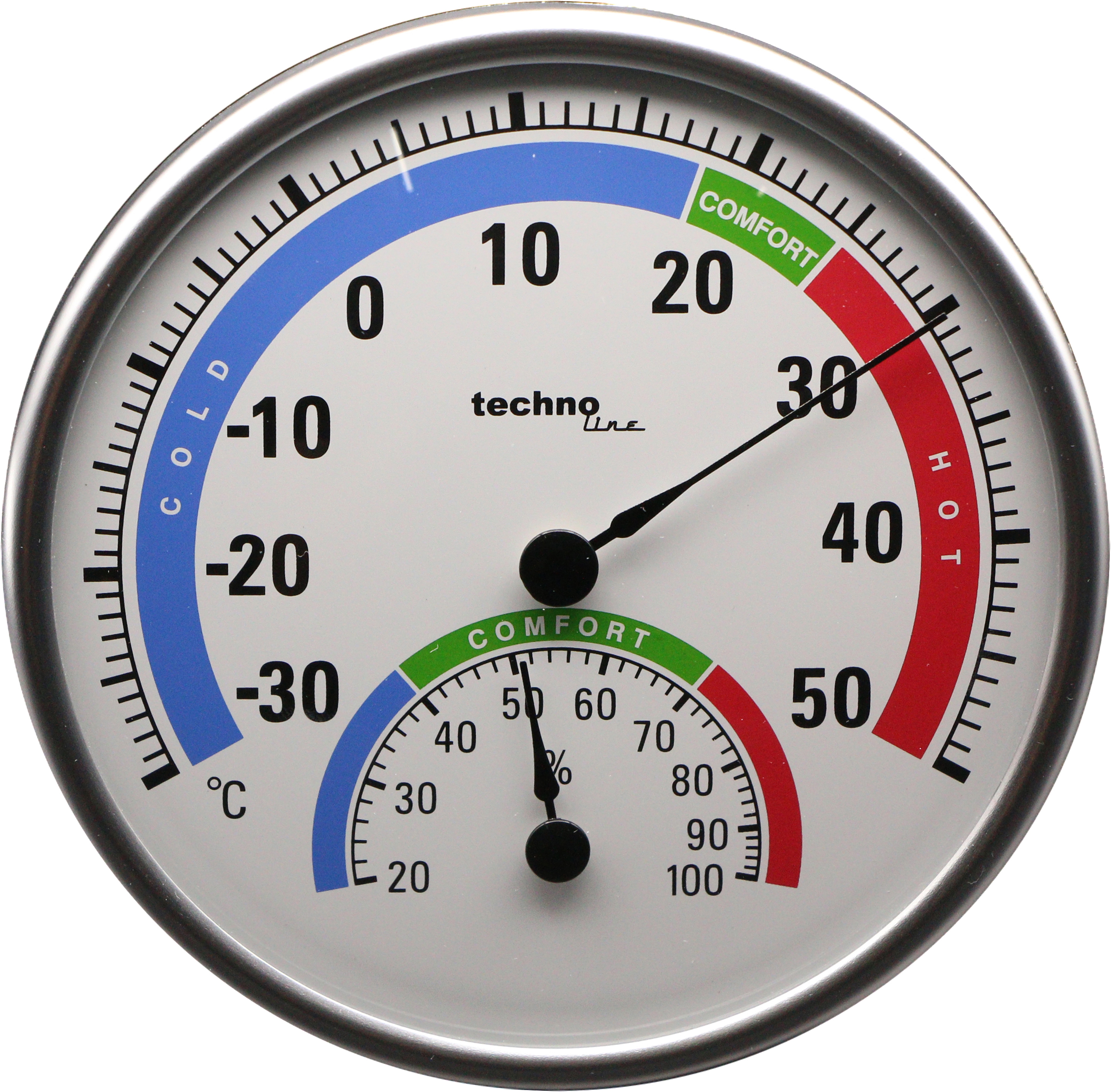 TECHNOLINE Thermo-Hygrometer Analoges 3050 WA