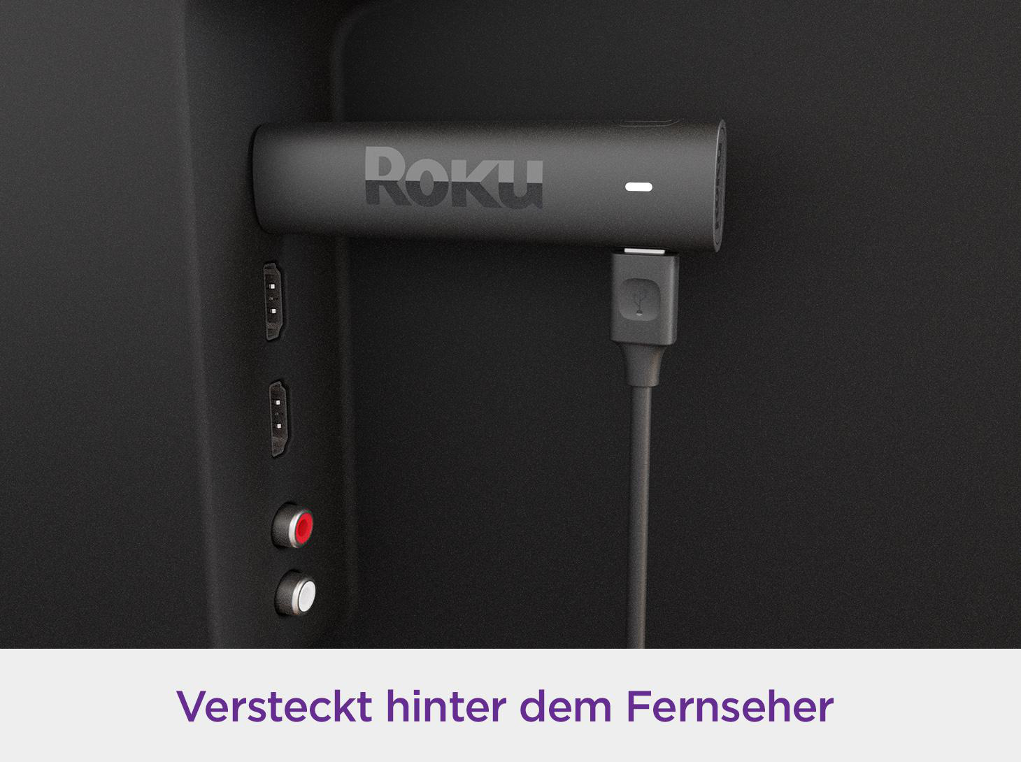 ROKU 3820EU Streaming Stick, Schwarz