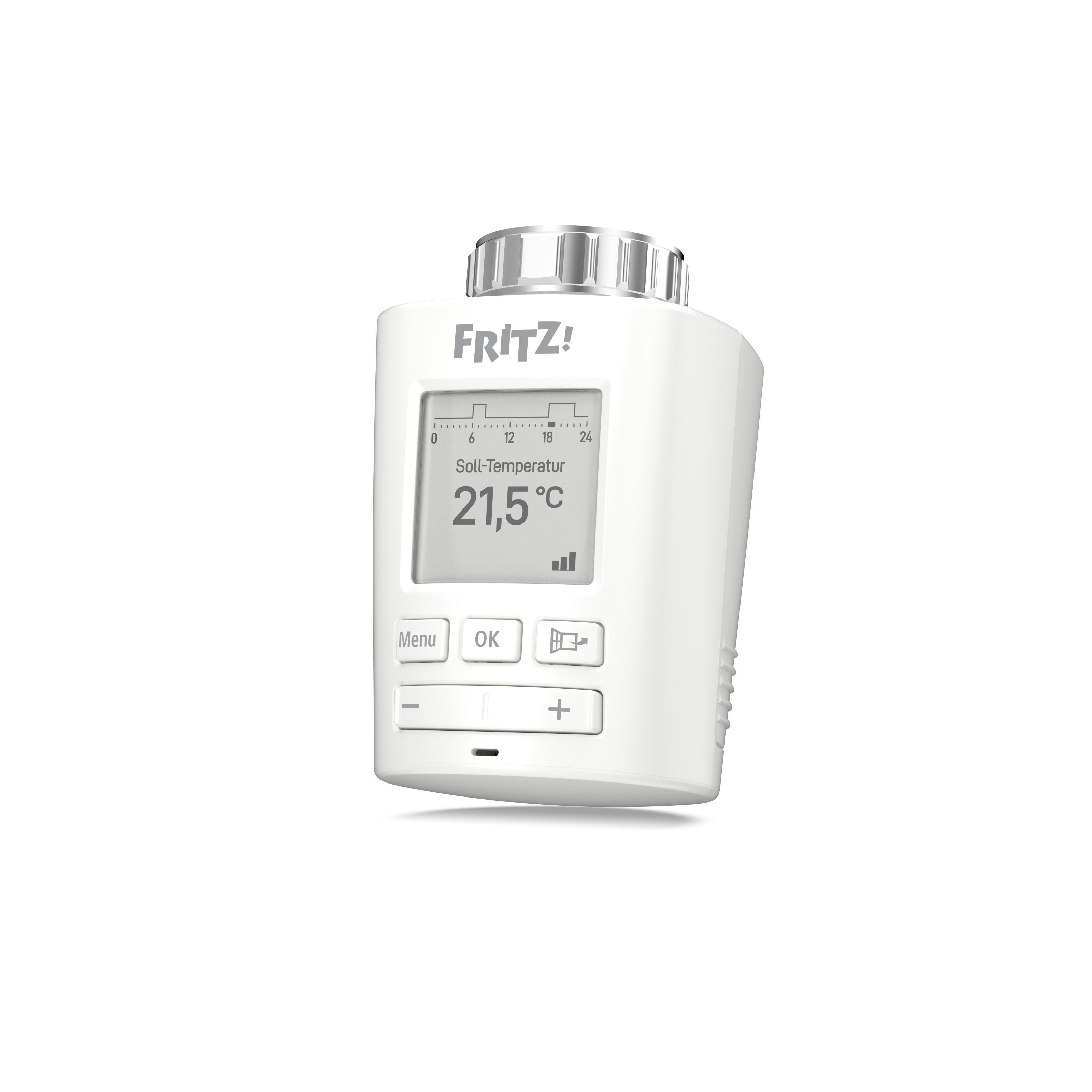 AVM FRITZ!DECT 301 5er Set Heizkörperthermostat, Weiß