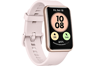 HUAWEI WATCH FIT new - Smartwatch (110-190 mm, silicone, Rose Gold/Sakura Pink)