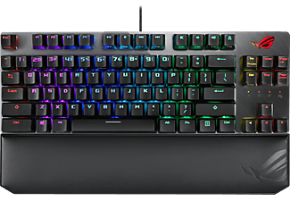 ASUS ROG STRIX SCOPE NX TKL Deluxe, Gaming Tastatur, Mechanisch, kabelgebunden, Schwarz/Grau