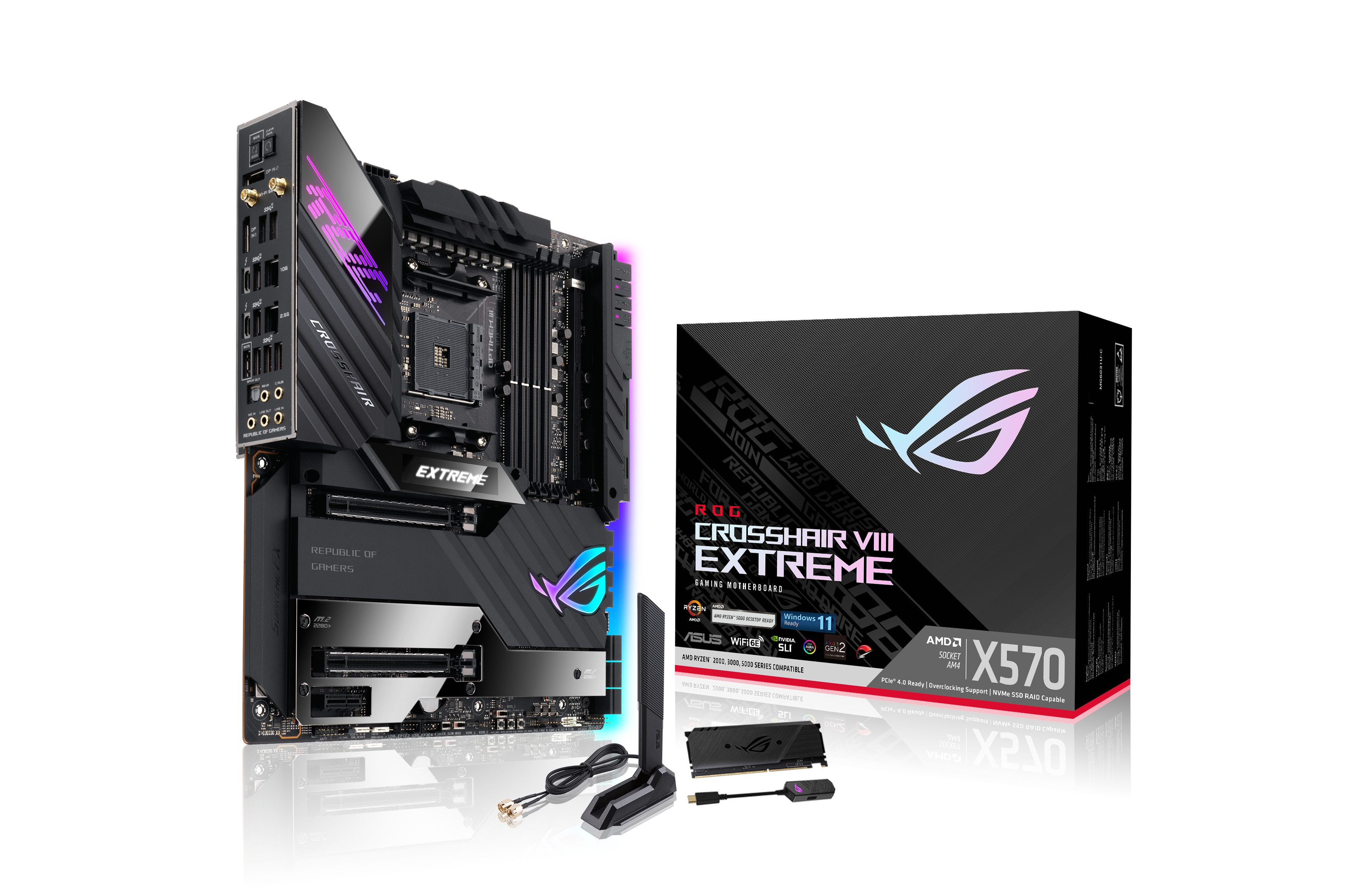 ASUS ROG Crosshair VIII Extreme MAINBOARD Schwarz