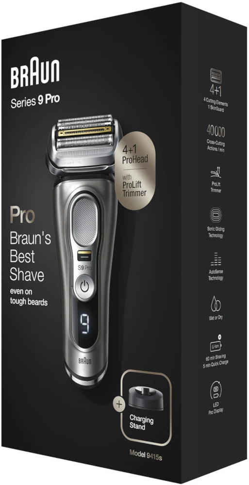 BRAUN Scheerapparaat Series 9 Wet & Dry (9415S)