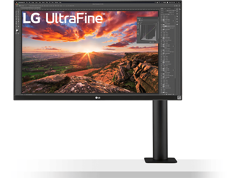 LG 27UN880P-B UltraFine 27 Zoll UHD 4K Monitor (5 ms Reaktionszeit, 60 Hz)