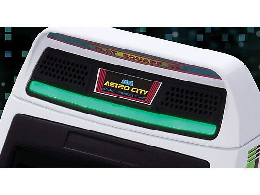 Consola - SEGA Astro City Mini, 36 juegos incluidos, Blanco