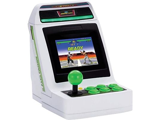 Consola - SEGA Astro City Mini, 36 juegos incluidos, Blanco