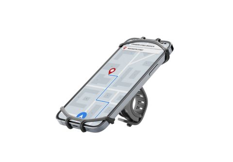 TFD Soporte de teléfono celular para bicicleta – Soporte lateral extensible  para bicicleta – Accesorios Peloton compatibles con rotación de 360° –
