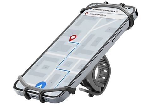 Soporte de móvil para bici  CellularLine Rider Twist BIKEHOLDER360K, Para  móviles entre 4 y 6.5, Negro