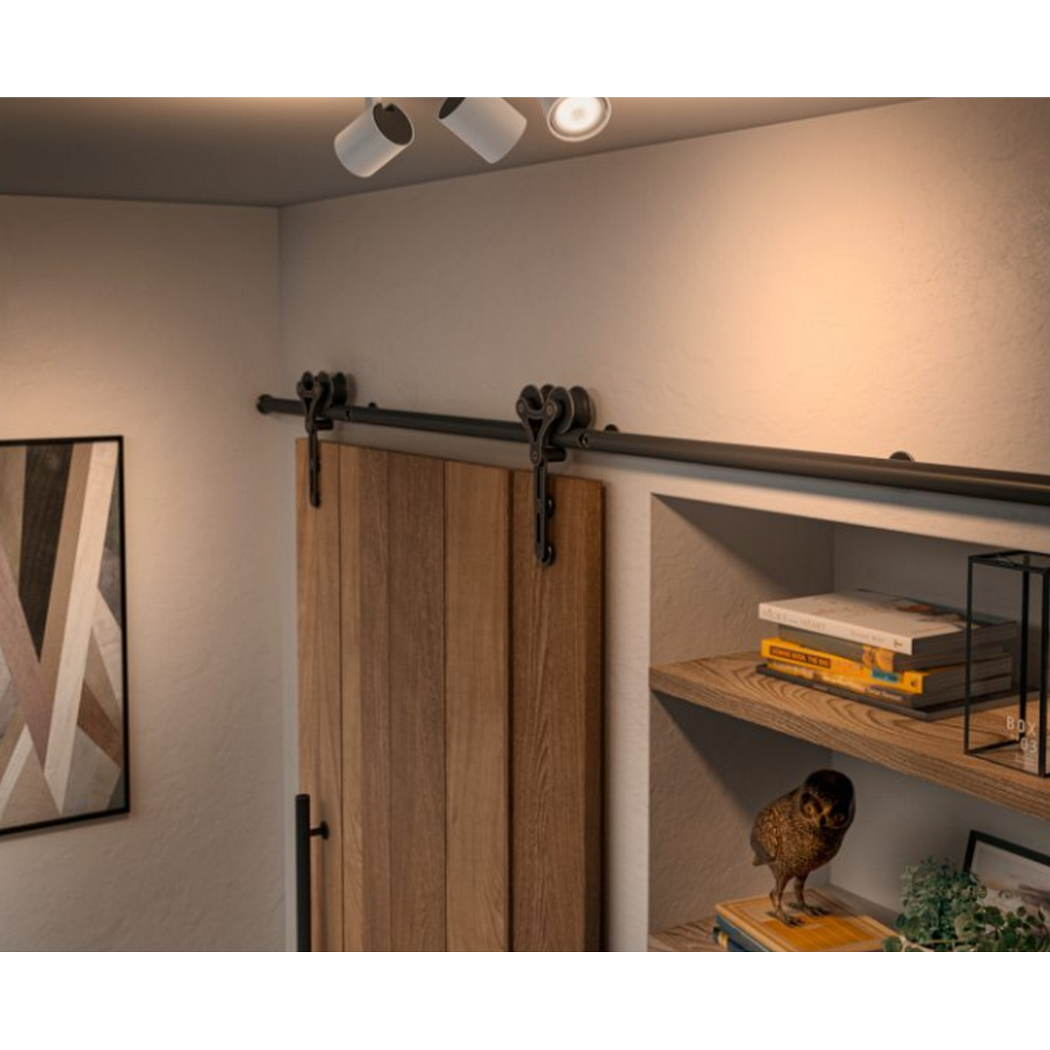 Lámpara inteligente - Philips Hue Runner White, Foco triple, Barra LED Inteligente, Luz Blanca, Blanco
