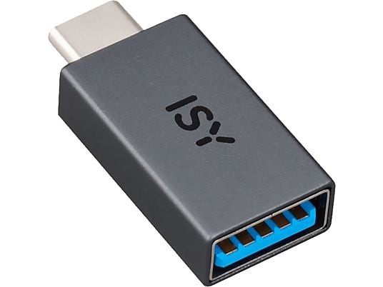 ISY IAD-1000-C - USB-C auf USB-A Adapter (Schwarz)