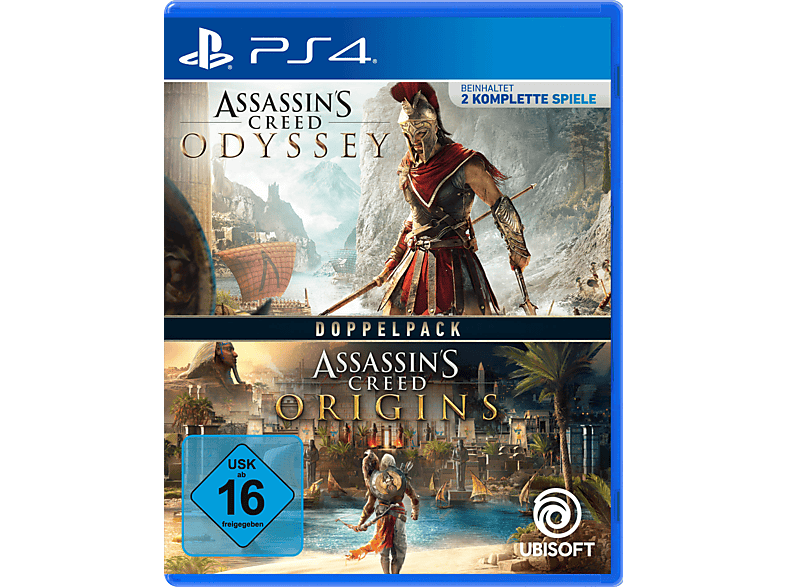 Assassin's Creed Odyssey + Origins Doppelpack - PlayStation 4 [Blu-ray]; Videogame
