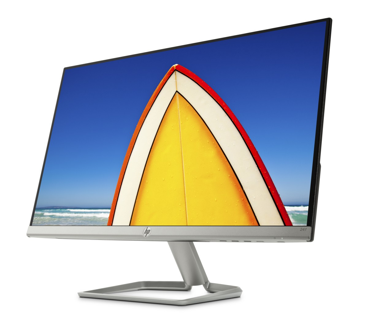 HP Monitor 24f, 23.8 Zoll, schwarz-silber (2XN60AA#ABB) 23,8 Zoll Monitor, Full-HD, 5 ms Reaktionszeit, 300 cd/m², 60 Hz, Silber