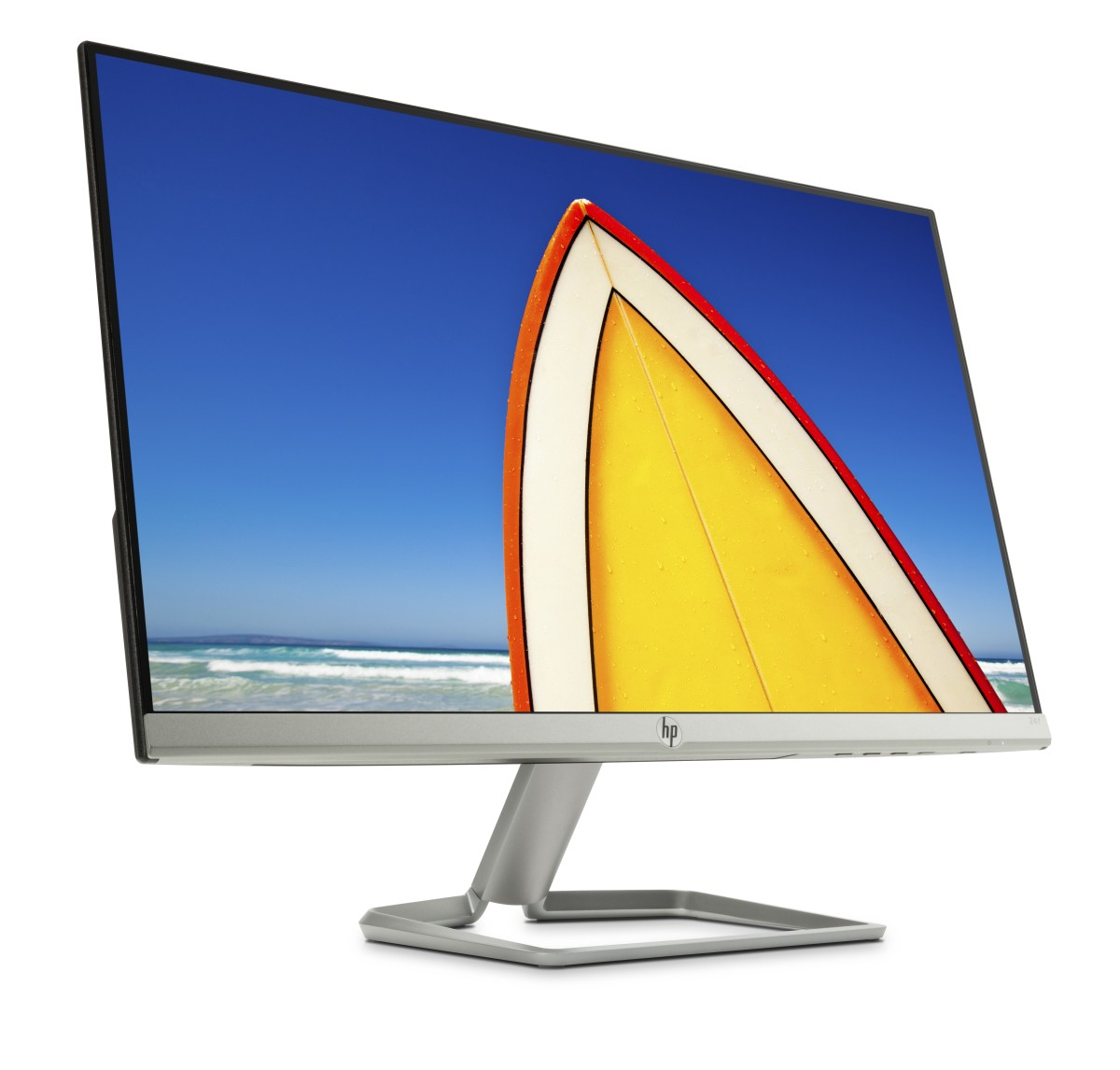 HP Monitor 24f, 23.8 Zoll, schwarz-silber (2XN60AA#ABB) 23,8 Zoll Monitor, Full-HD, 5 ms Reaktionszeit, 300 cd/m², 60 Hz, Silber