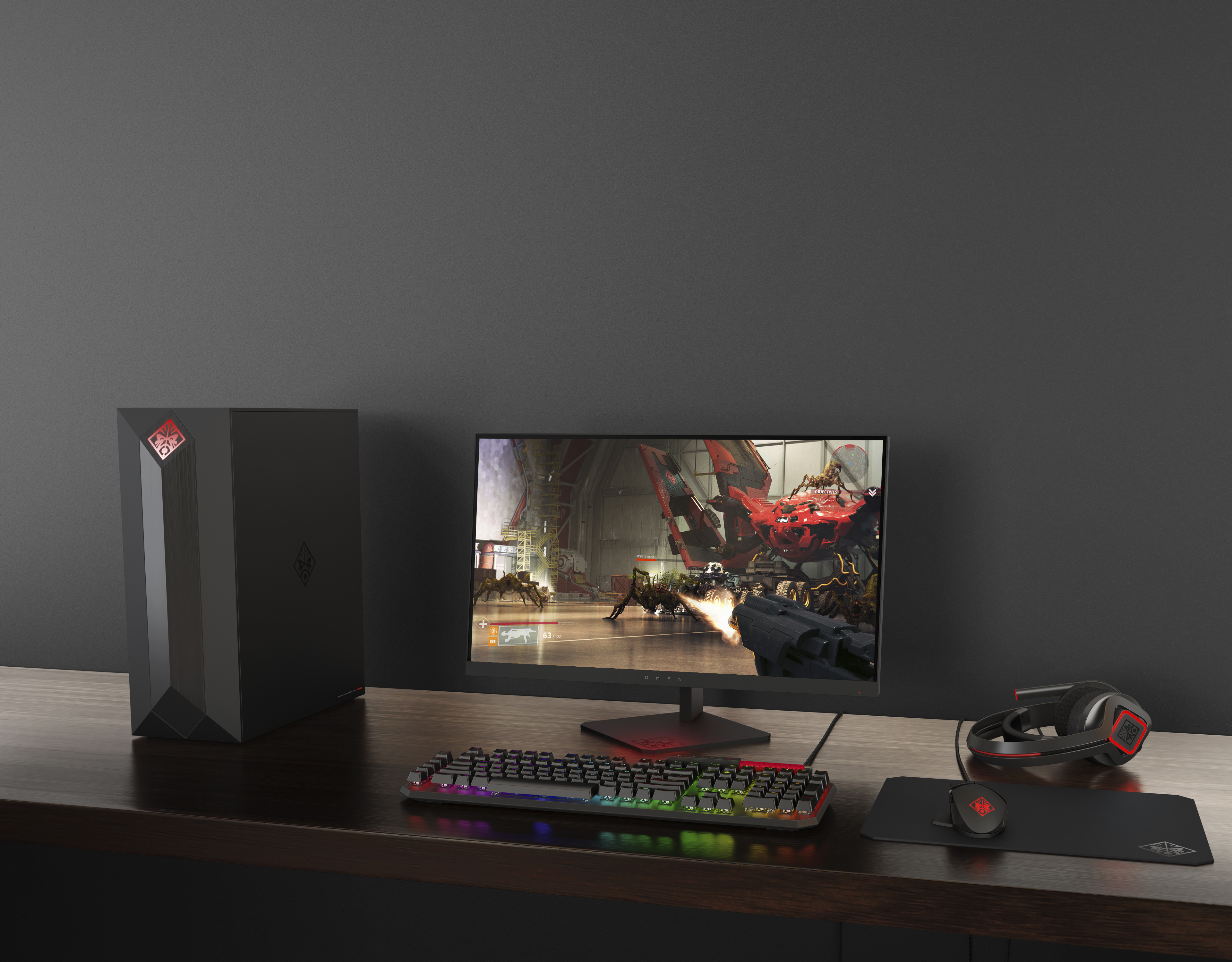 HP Gaming Monitor Omen X 25f, 24.5 Zoll, schwarz - Ausstellungsstück