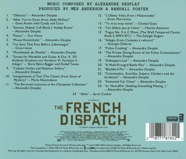 VARIOUS - The French Dispatch  - (CD)