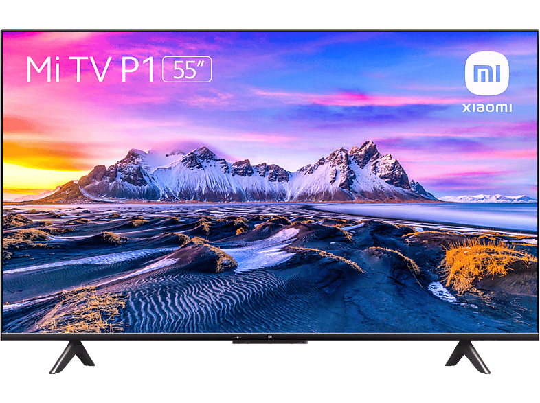 XIAOMI MI LED TV P1 55 LCD TV (Flat, 55 Zoll / 138 cm, UHD 4K, SMART TV ...