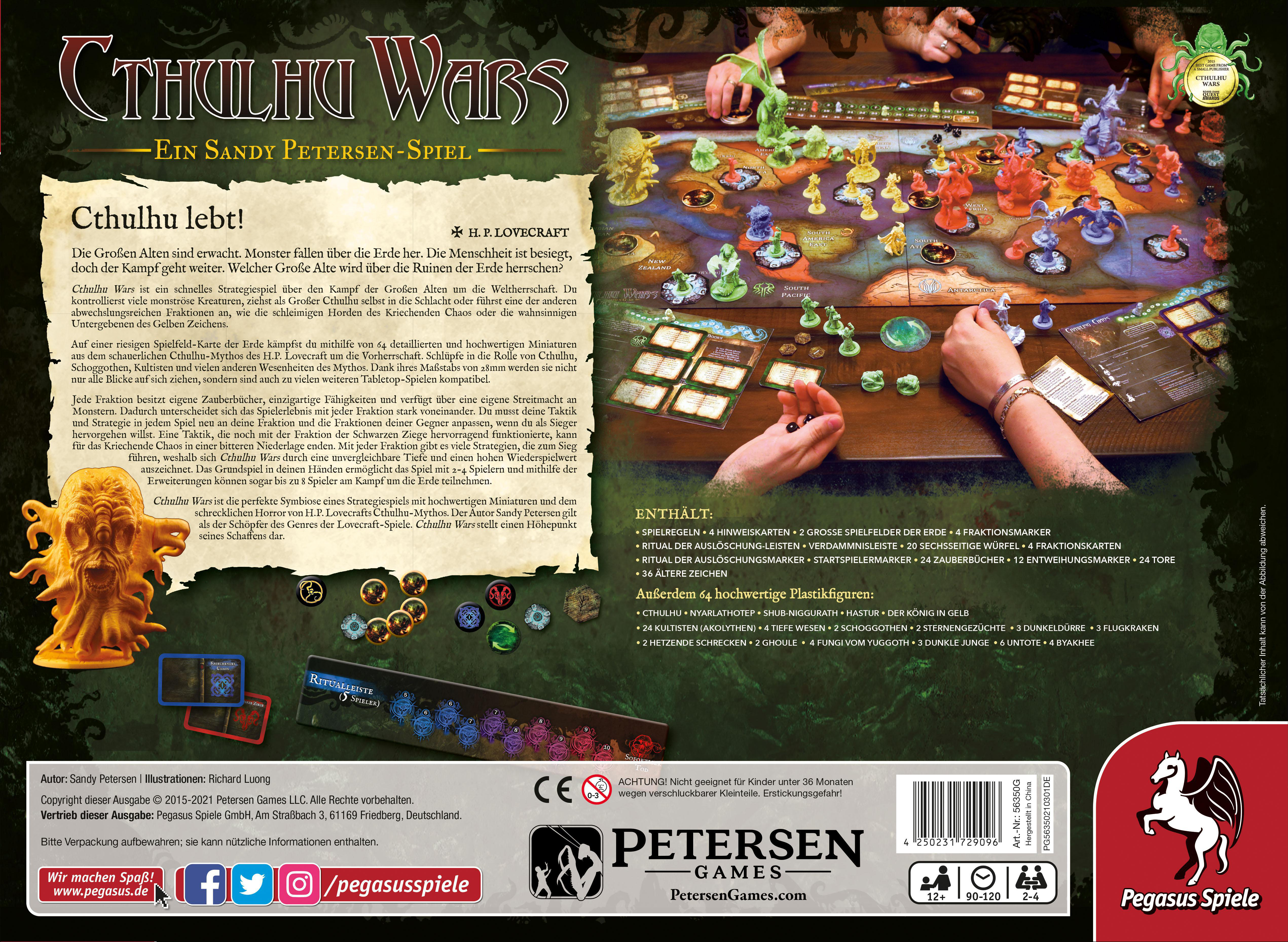 PEGASUS SPIELE Cthulhu Wars Grundspiel Strategiespiel Mehrfarbig