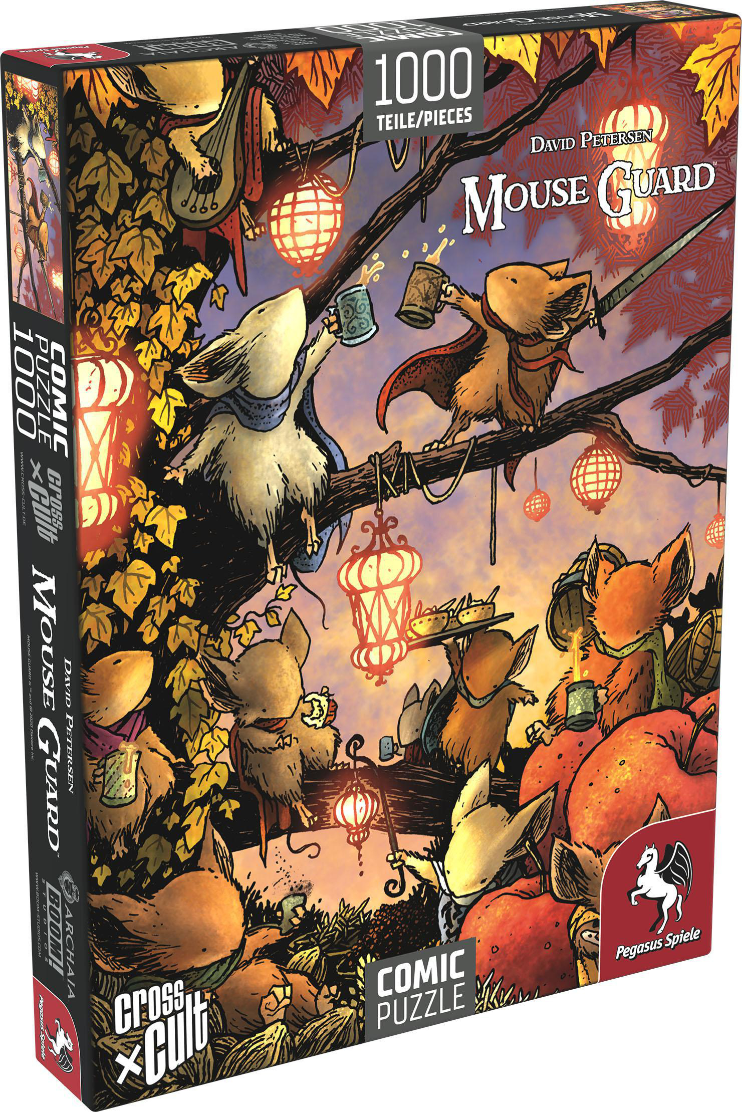 PEGASUS SPIELE Puzzle: Mouse Guard (Das Fest), 1.000 Teile Puzzle Mehrfarbig