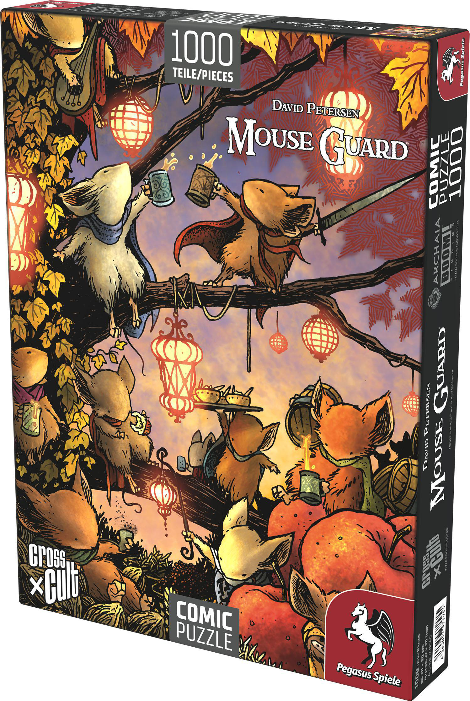 Mehrfarbig Teile Guard Puzzle: PEGASUS Fest), Mouse SPIELE Puzzle (Das 1.000