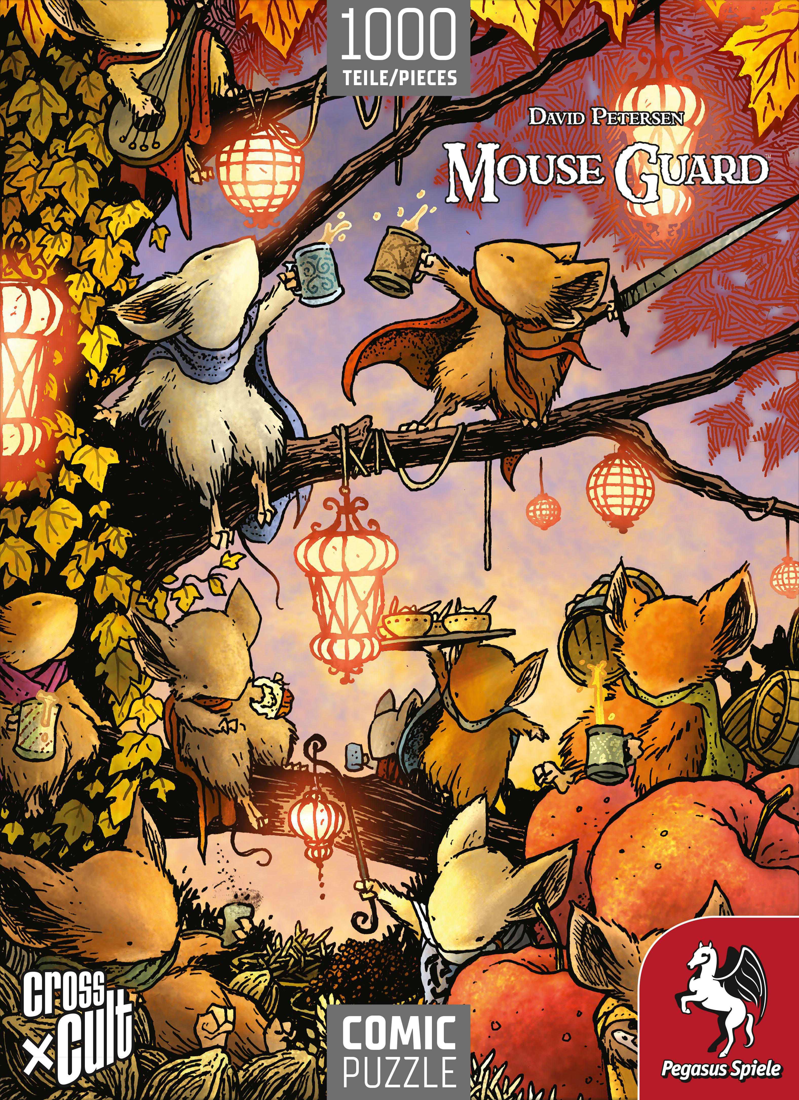 Mehrfarbig Teile Guard Puzzle: PEGASUS Fest), Mouse SPIELE Puzzle (Das 1.000