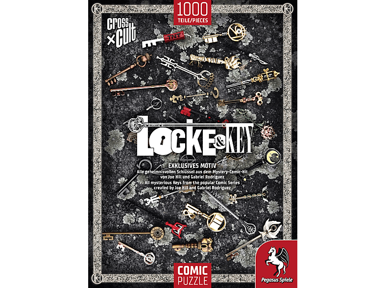 PEGASUS SPIELE Puzzle: Locke & Key (Die Schlüssel zum Königreich), 1.000 Teile Puzzle Mehrfarbig