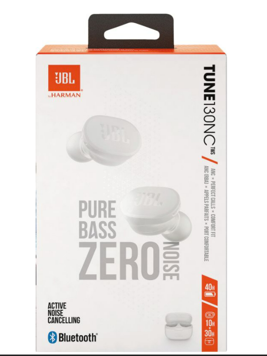 JBL Tune 130 NC TWS, In-ear Kopfhörer Bluetooth White
