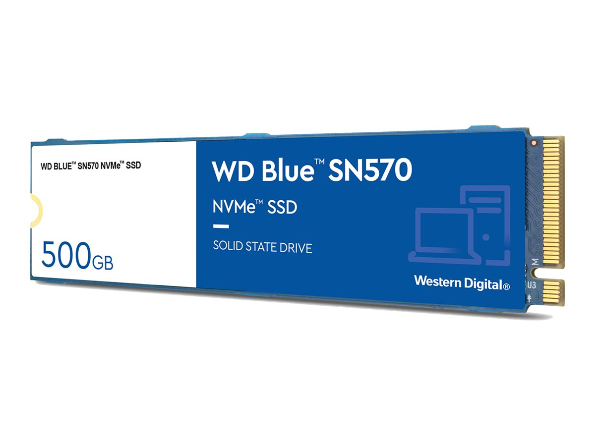 WD SN570 NVMe WDS500G3B0C 3.0 x4 (NVMe) Festplatte, 500 GB SSD M.2 via PCIe, intern
