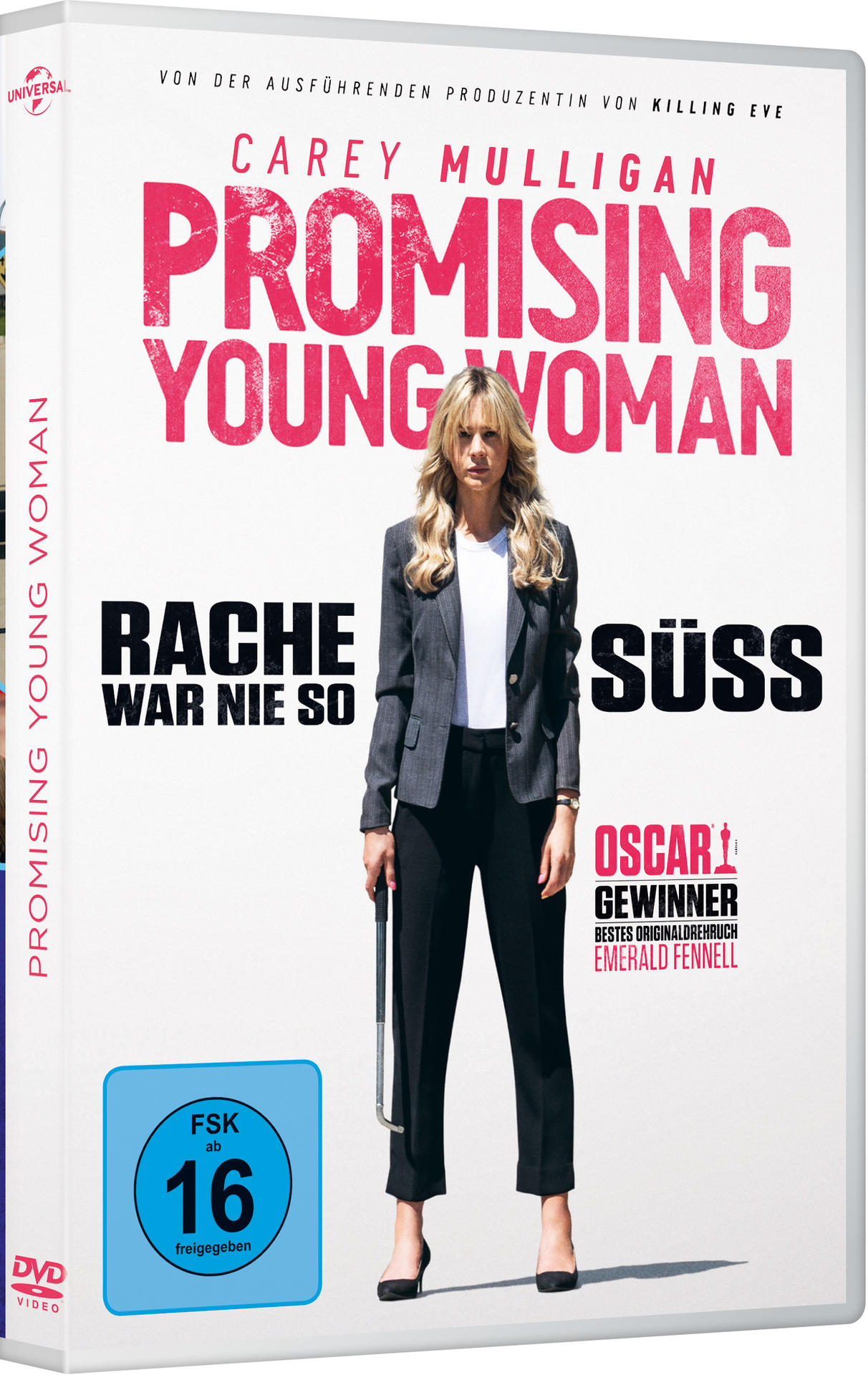 DVD-Cover des Films 'Promising Young Woman' mit Carey Mulligan.