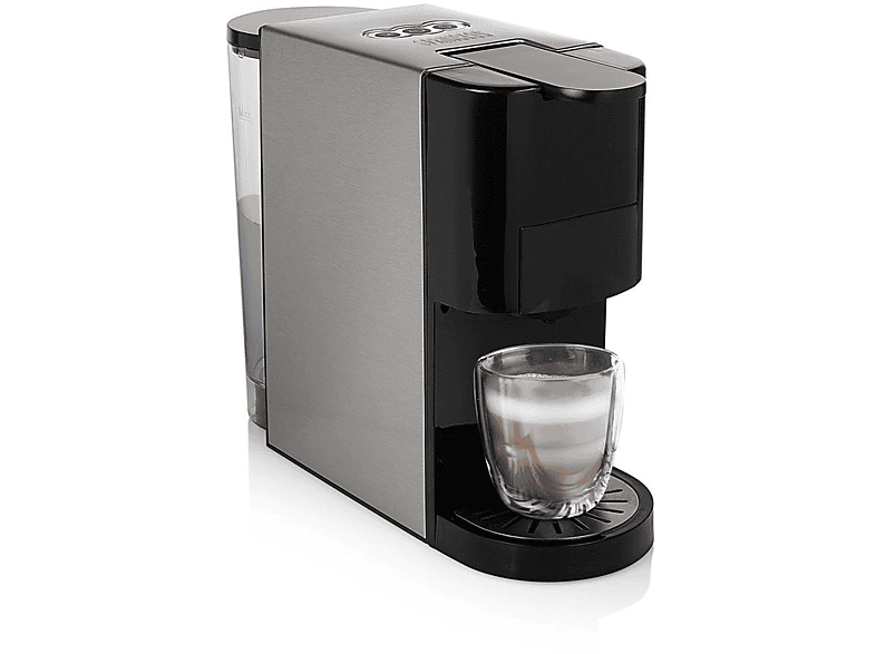 Princess 01.249450.01.001 Kapselmaschine (Steel, 1450 Watt, 19 bar)