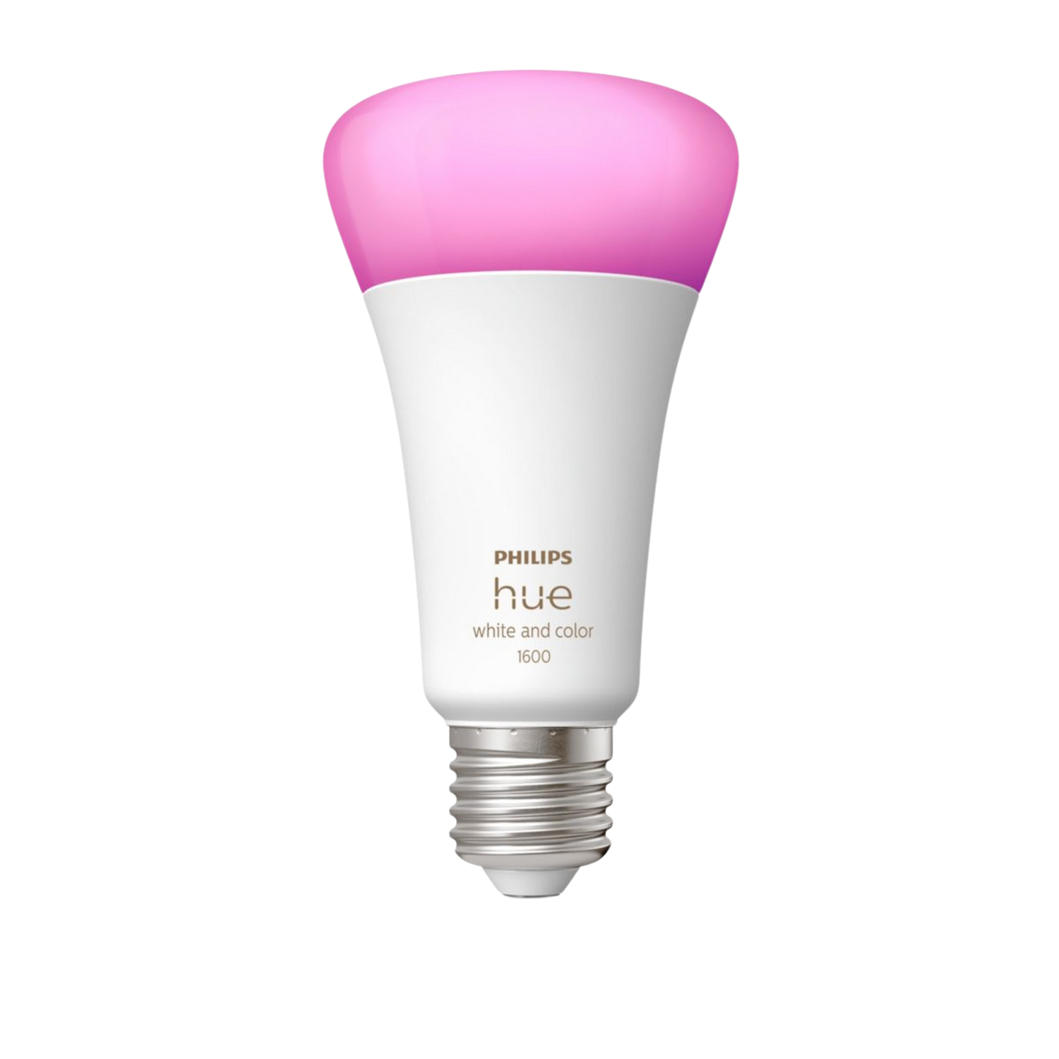 Bombilla inteligente - Philips Hue A67 E27, Luz Blanca y de Colores, 15W, Compatible con Alexa y Google Home