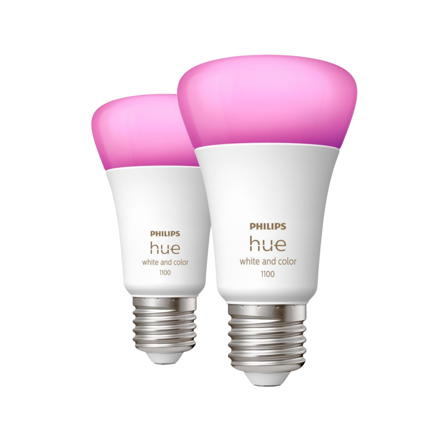 Philips Hue Bombilla led inteligente a60 e27 luz blanca y de colores 75w 1100 compatible con alexa google home 2 5w