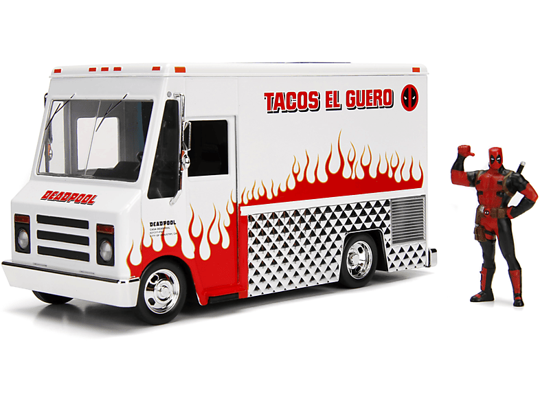 Thumbnail - JADA Marvel Deadpool Foodtruck 1:24 Spielzeugauto