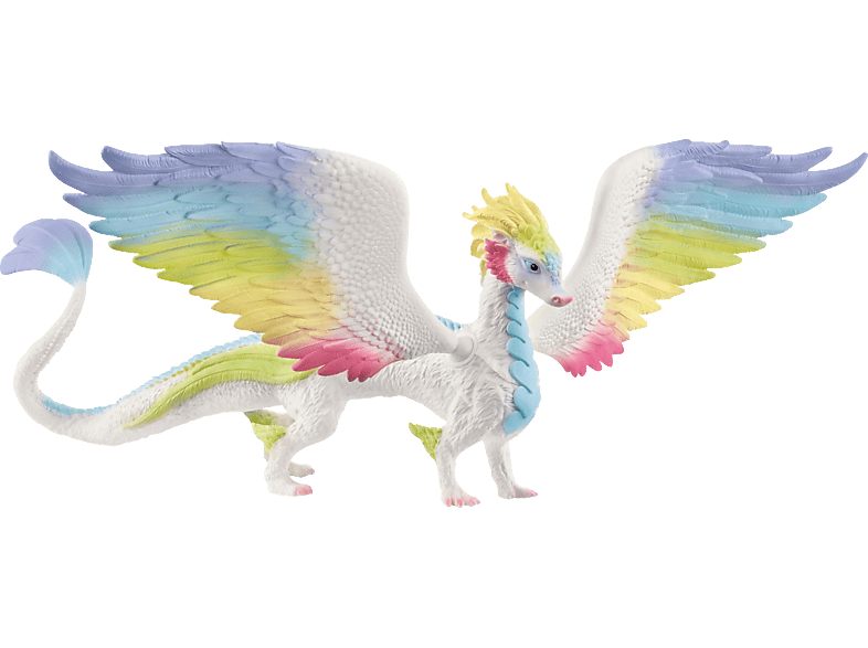 schleich 70728 Bayala Creatures: Regenbogendrache; Spielfigur