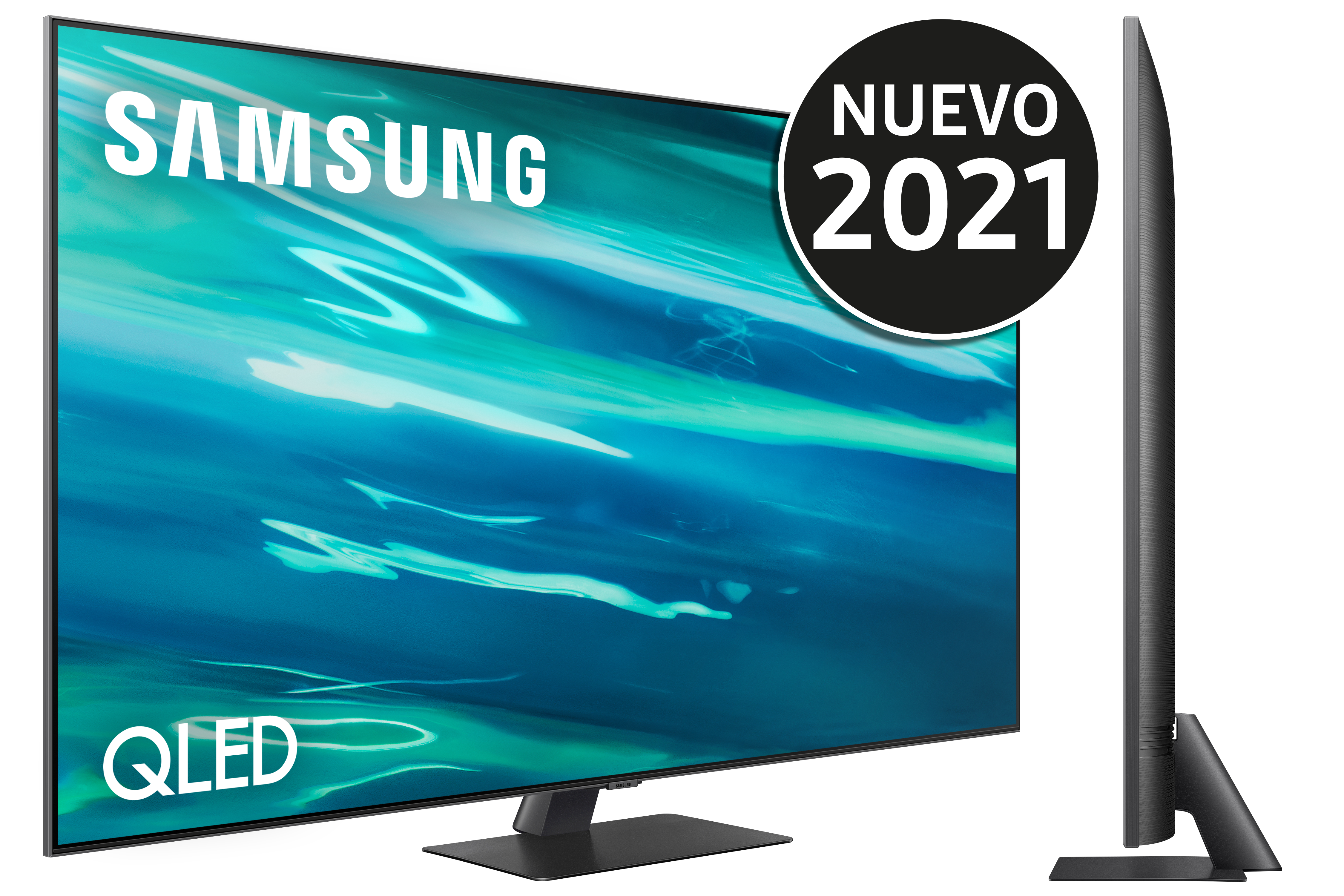 Tv Qled 75 samsung qe75q80aatxxc uhd 4k smart hdr10+ tizen motion xcelerator control de voz plata 189cm qe75q80a procesador inteligencia artificial 2021 75q80a resolución quantum direct full array turbo+ ots y 189 75“ 8 q80a 1905