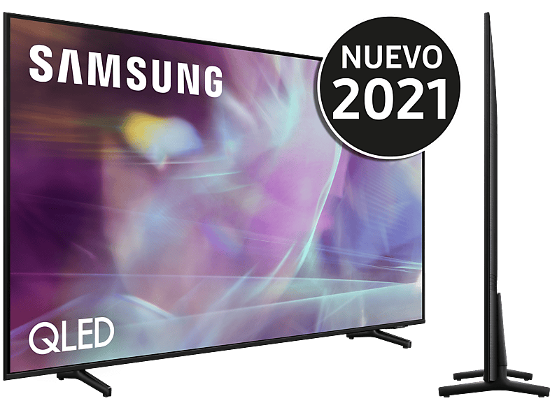 TV QLED 85" | Samsung QE85Q60AAUXXC, UHD 4K, Smart TV, HDR10+, Control de voz, Negro