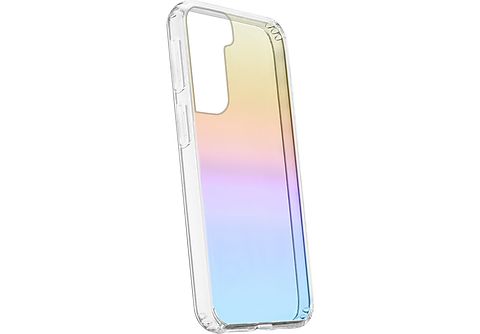 Funda - CellularLine Prisma, Para Samsung Galaxy S21 FE , Trasera, Efecto iridiscente, Semi-transparente