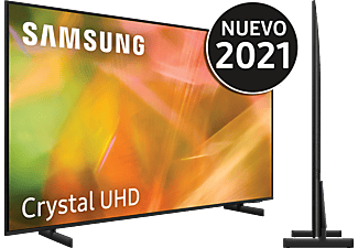 REACONDICIONADO TV LED 55" - Samsung UE55AU8005KXXC, UHD 4K, Crystal UHD, HDMI, USB, HDR10+, Tizen, Negro