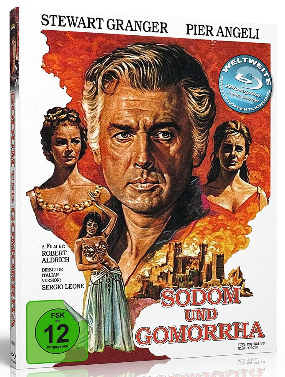 DVD-Hülle des Films Sodom und Gomorrha. Das Cover zeigt Schauspieler und den Filmtitel.