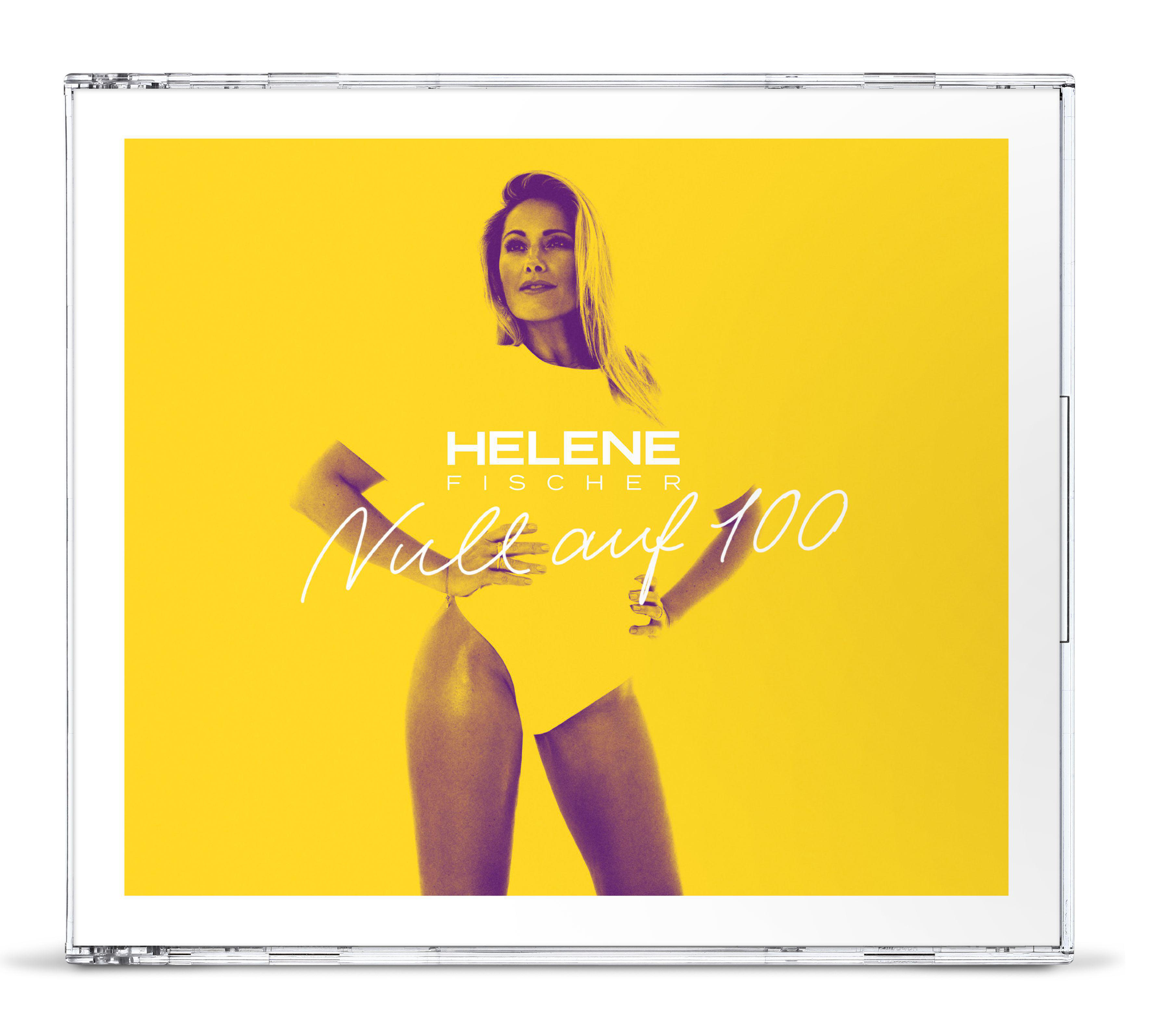 CD-Hülle mit einer Frau in gelbem Outfit. Der Text lautet Helene Fischer.