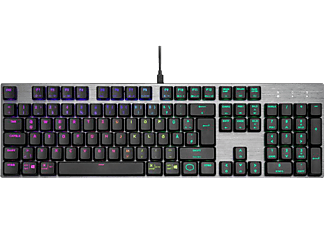 COOLER MASTER SK652 TTC - Gaming Tastatur, Kabelgebunden, QWERTZ, Full size, Mechanisch, Gunmetal Gray