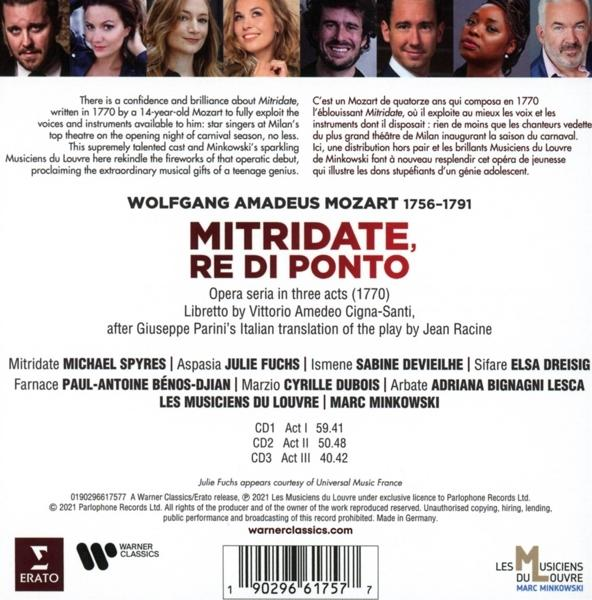 Spyres, Michael/Dreisig, Elsa/Devieilhe, Sabine, Les Musiciens du Louvre - Mitridate, Re di Ponto  - (CD)