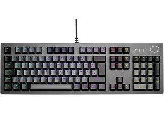 COOLER MASTER CK352 LK Red Switch [Swiss Layout] - Gaming Tastatur, Kabelgebunden, QWERTZ, Full size, Mechanisch, Space Gray